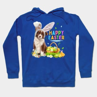 Happy Easter Dog Cute Australian Shepherd Hoodie